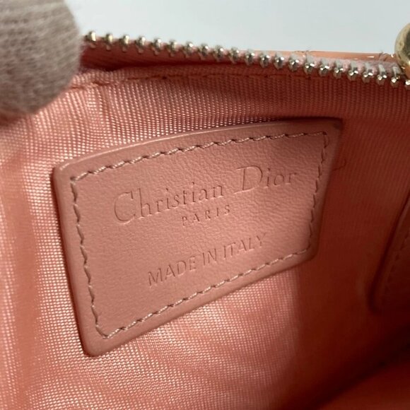 CHRISTIAN DIOR LADYDIOR Cannage Wallet Coin Compartment coin purse - Picture 12 of 12